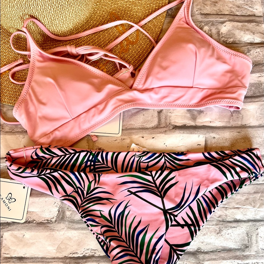 Pink Tropical Bikini
